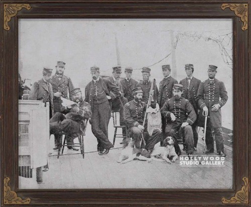 19x23 B/W Civil War/Naval