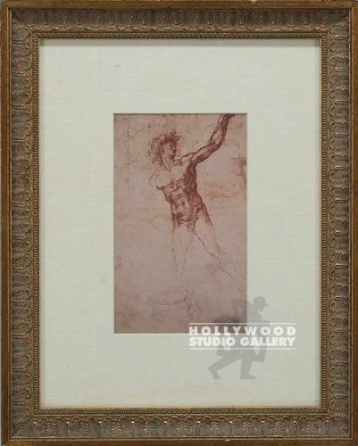 18x15 Michaelangelo/Male/Framed