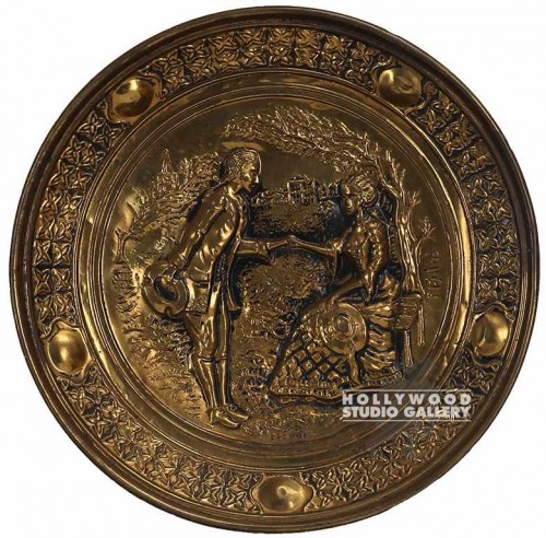 15" Brass Decorative Plate