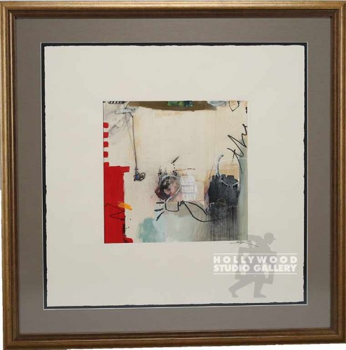 29X29 LANGE ORIG ABSTRCT/ DEEP ALUM