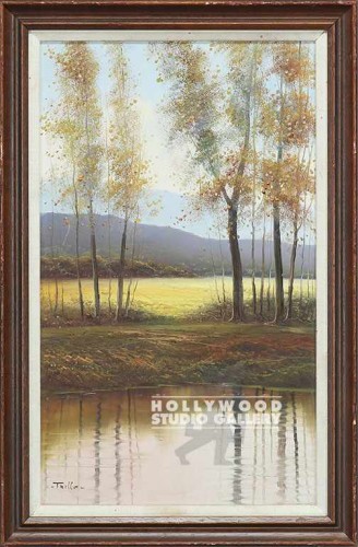 25X16 TRILLO SOFT TREES-STREAM/ BRN