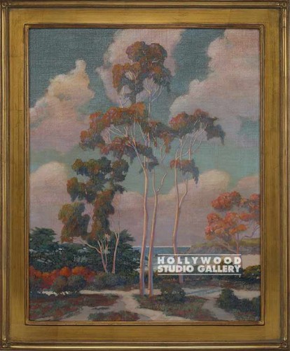 37X31 MUNZ NR. SALT CREEK-TREES/GLD