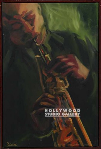 37X25 EDURNE JAZZ MAN-GRN-GOLD/WOOD