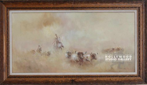22x37 CARRION WARM DUSTY COWBOY/WD