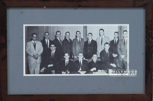 11X17 B/W FRAT GROUP/MAT/BRWN FRM