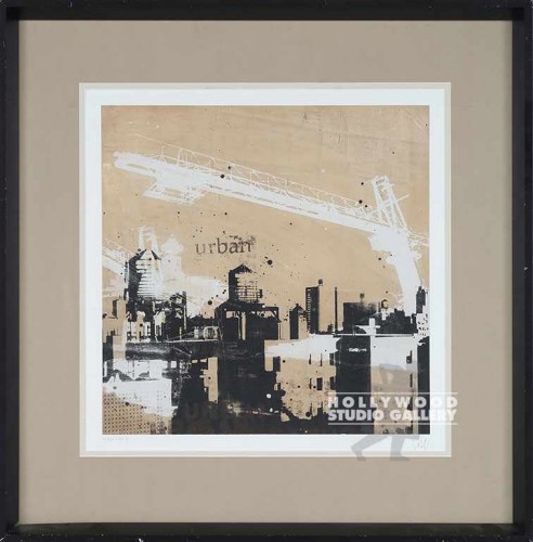 25X24 HALL URBANSCAPE 2-TAN-BLK/BLK
