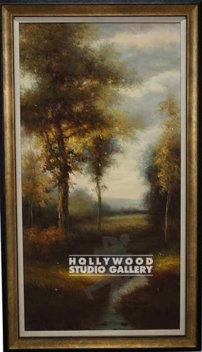 54X31 TRAD.TREESCAPE CNVS/BRN-GOLD