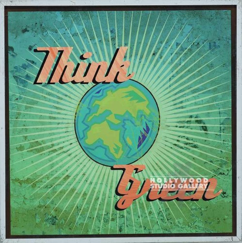 20X20 KIEFER "THINK GREEN" PSTR/FRM