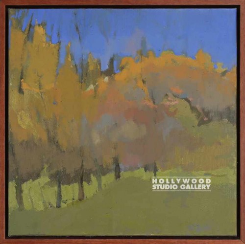 21X21 DORA GRN-BLU TREESCAPE CANVAS