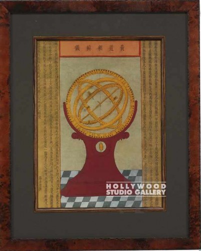 26X21 CHINESE ASTROLOG.CHART/DELU