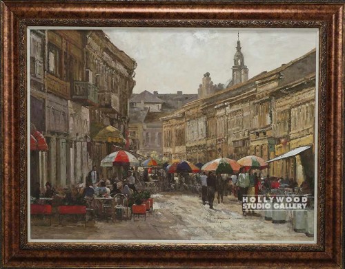 45X57 BRN.EURO STREET CAFÉ/BRNZ ORN