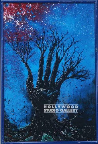 16X11 FOZZY BLU CREEPY TREE-GUY/BLU