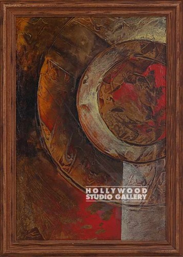 23X16 QUEJIGO RED-BRN-GLD ABS A/OAK