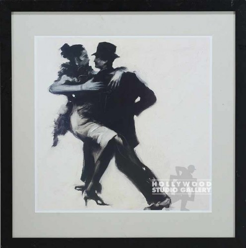 23X23 BURR THE STARE-DANCERS/BLK WD