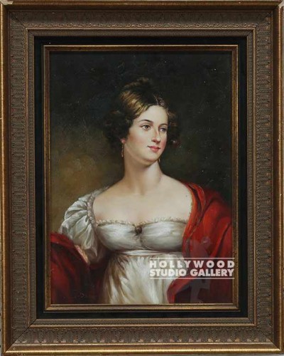 22X18 OREGON ANTQ LADY PORTRAIT/GLD