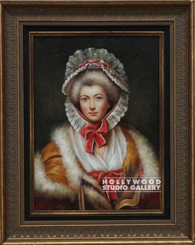 22X18 OREGON ANTQ LADY PORTRAIT/GLD