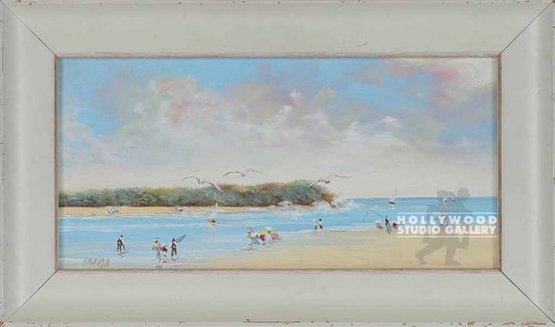 7X11 MORAGO LT.BEACH-PEOPLE/SCOOP