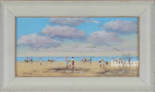 7X11 MORAGO LT.BEACH-PEOPLE/SCOOP
