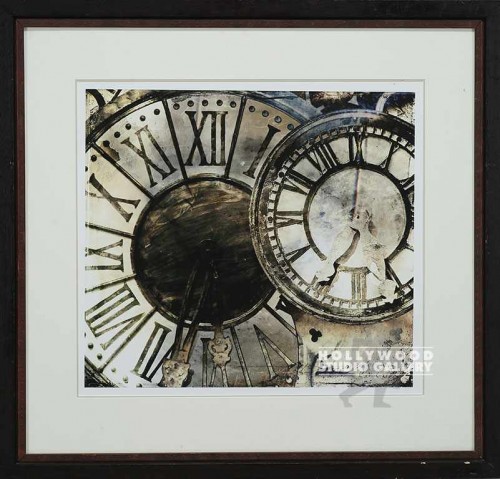 29X31 VIOLA ROMAN TIME-CLOCKS/2 BRN