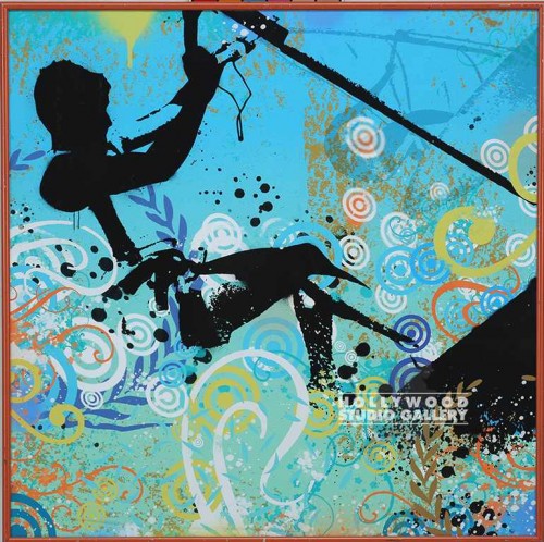 25X25 HALL WINDSURF 1-TURQ/ORNG FRM