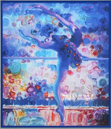 29X25 ASARO FIRE BIRDBALLERINA/BLU