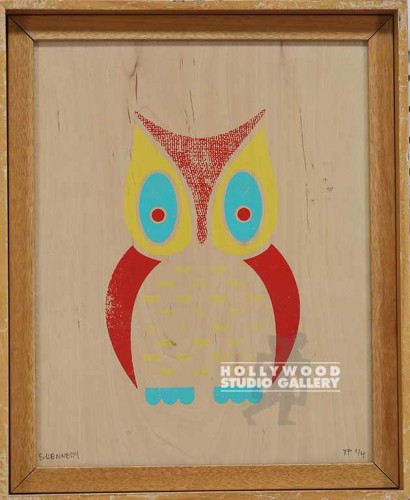 15X13 KENNEDY GRAFIC OWL-WOOD/DBL