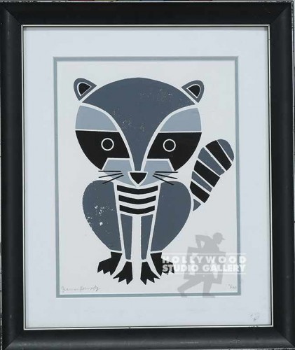 16X14 KENNEDY GRAFIC RACCOON/BLK