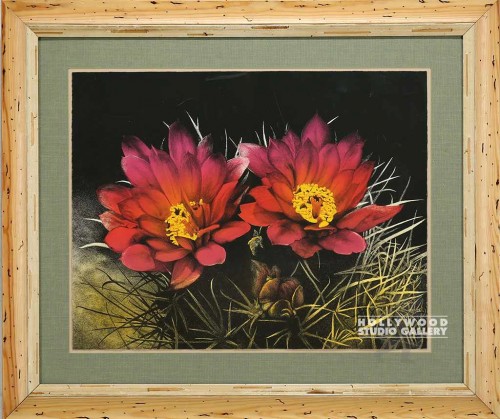 29X34 NORTH CACTUS BLOOMS/PECKY WD