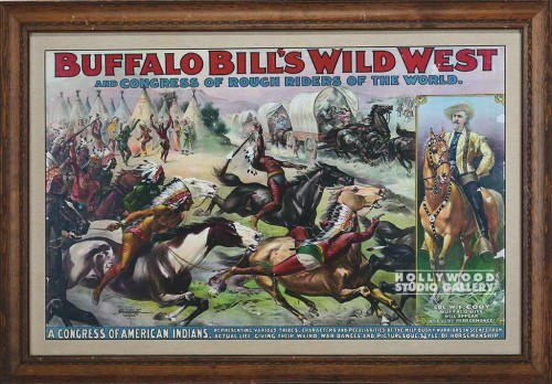 35X49 VINT.BUFFALO BILL`S W.WEST/WD