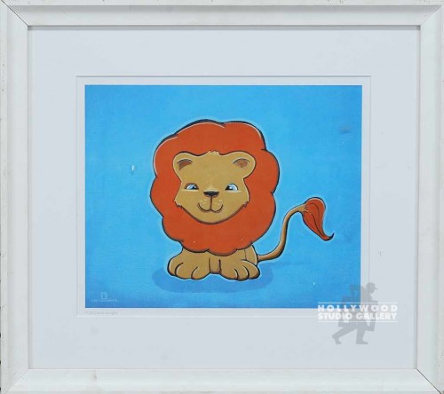 14X16 SPANGLER KID LION-BLUE/WHITE