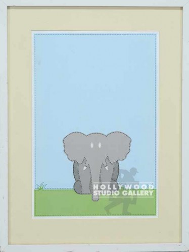 25X19 ARNEL STITCHED KID ELEPHANT/W