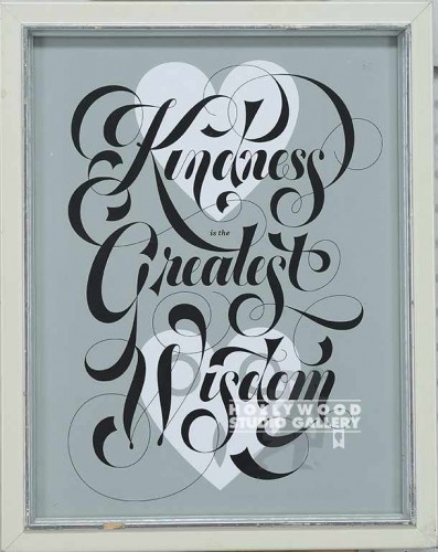 16X12 HELPINK "KINDNESSVERSE/WHT