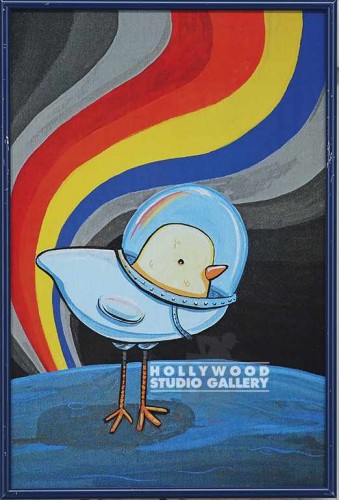 16X11 SPANGLER SPACE BIRD-RAINBOW