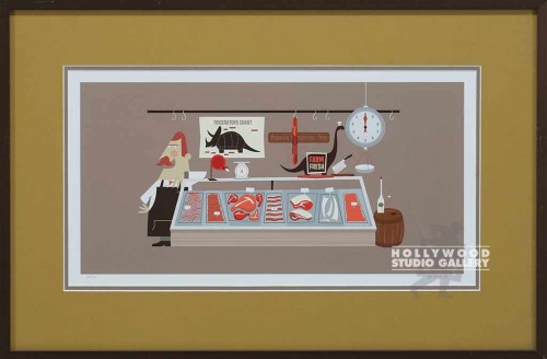 14X21 LEE GRAFIC BUTCHERSHOP/BRN MT