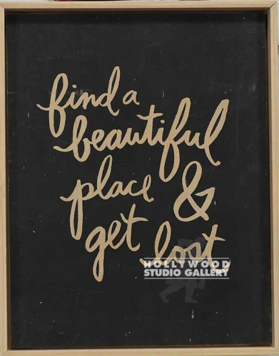 15X12 SANTO "FIND A BEAUTIFUL PLACE