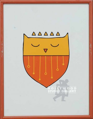 11X9 PETERS OWL SHIELD-CROWN/ORANG