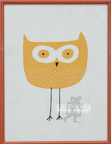 11X9 PETERS OWL-BIRD LEGS/ORANG FRM