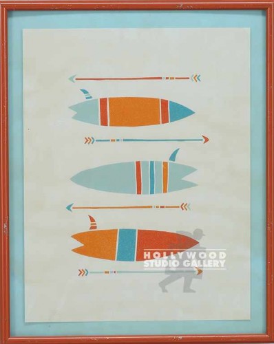 13X10 PETERS SURFBOARDS-SPEARS/ORNG