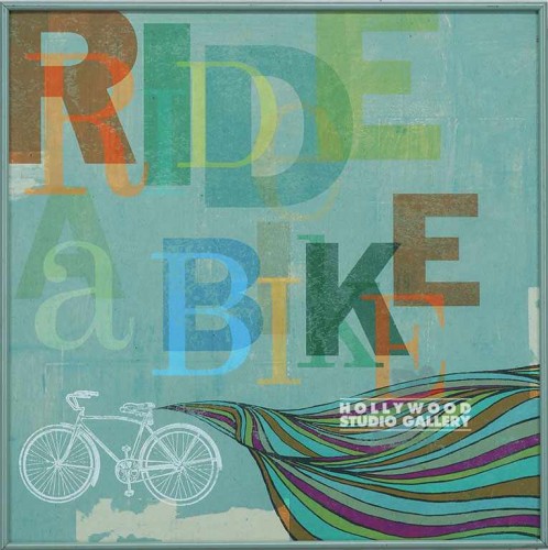 21X21 BRADLEY "RIDE A BIKE"-GRN/GRN
