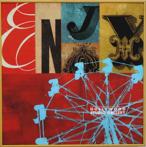 25X25 BRADLEY "ENJOY"FERRIS WHL/YEL