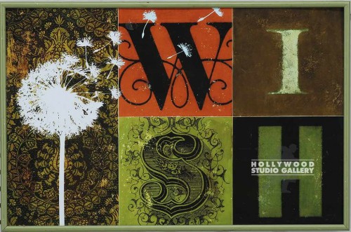 14X21 BRADLEY "WISH"-DANDELION/GRN