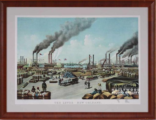 30X39 VINT.THE LEVEE-N.ORLEANS/CHRY