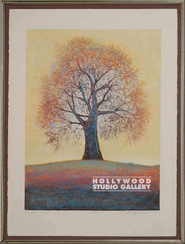 32X24 WHEELER WINTR TREE ETCH/BRASS