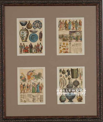 34X29 /4 OPENG PERSIAN COSTMS/BRWN