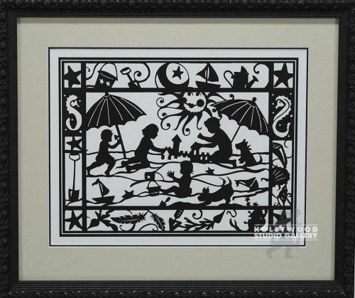 18X22 SOWELL SEASIDE SUN-SILHOUETTE