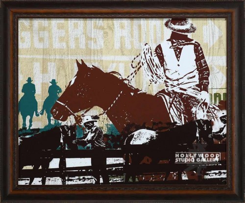 29X35 HALL AMERICANA 1-RODEO/ WOOD