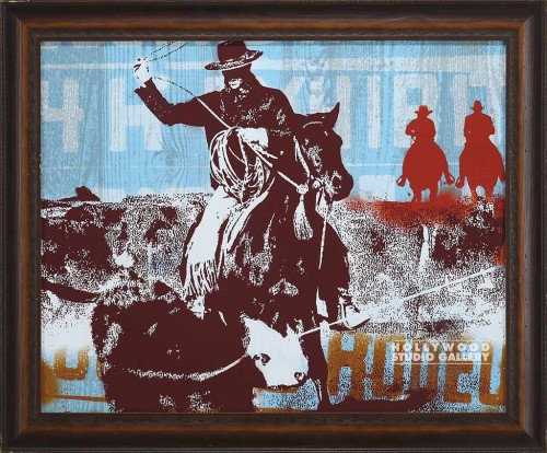 29X35 HALL AMERICANA 2-RODEO/ WOOD