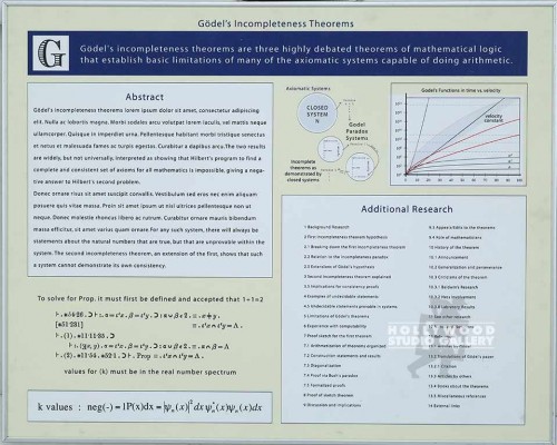 24X30 HESS CHART-GODEL`S THEOREMS