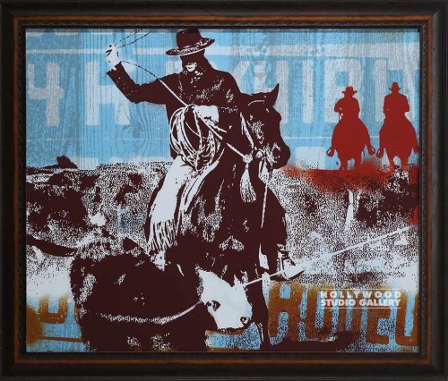 34X40 HALL AMERICANA 2-RODEO/WOOD