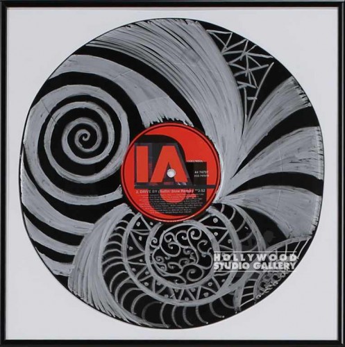 13X13 JF/RF DECORATED RECORD>IA/BLK
